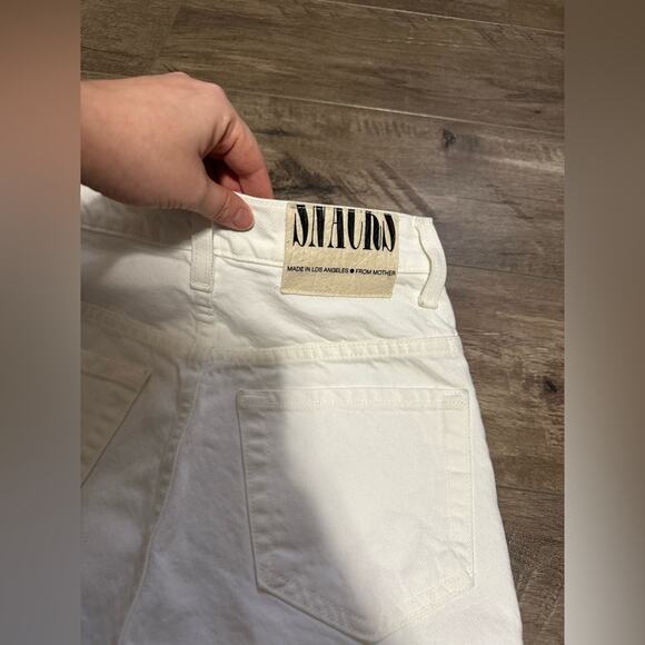 NEW MOTHER SNACKS! High Waisted Twizzy Skimp Jeans Sticky Rice 24 - Picture 3 of 5